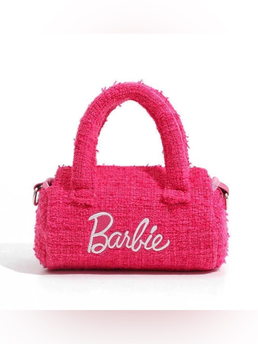 Barbie Hot Pink Bouclé Mini Bag - Picture 11 of 11